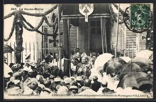AK Chaumont, Souvenir de la première Confirmation de Monseigneur Villard