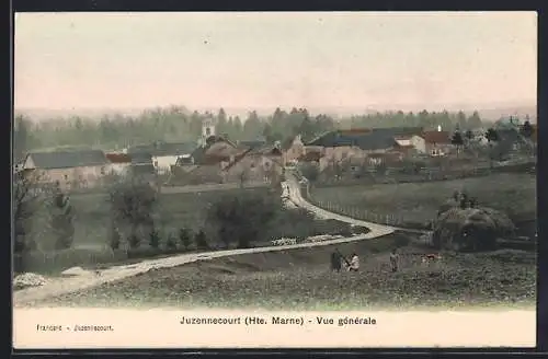 AK Juzennecourt /Hte.-Marne, Vue générale