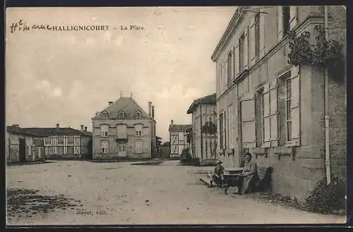 AK Hallignicourt, La Place