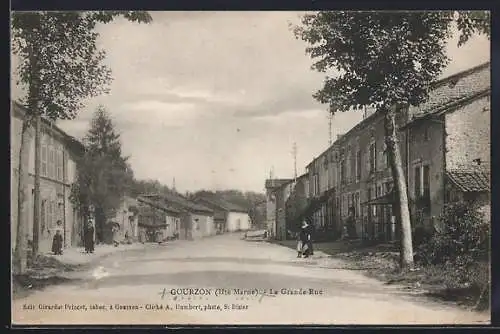 AK Gourzon /Hte-Marne, La Grande-Rue