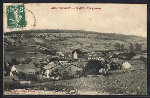 AK Guindrecourt-sur-Blaise, Vue générale