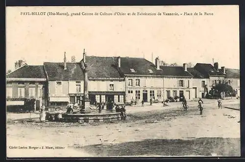 AK Fayl-Billot /Hte-Marne, Place de la Barre, centre de culture d`osier et vannerie