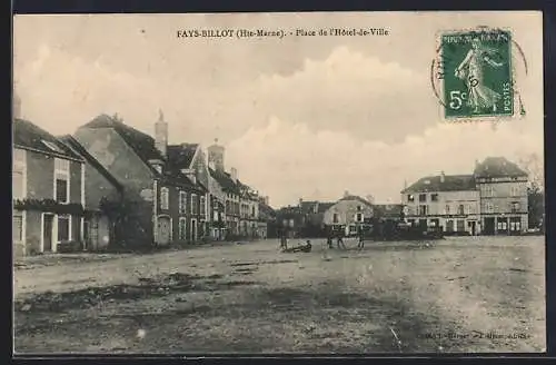 AK Fays-Billot /Hte-Marne, Place de l`Hôtel-de-Ville