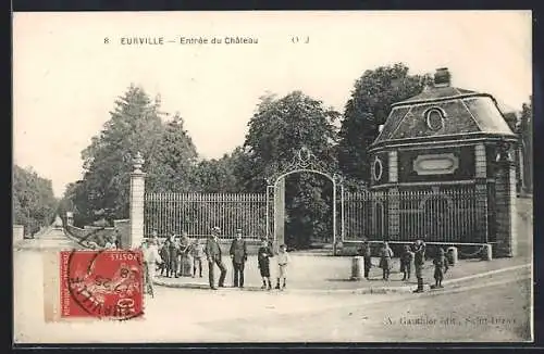 AK Eurville, Entrée du Château