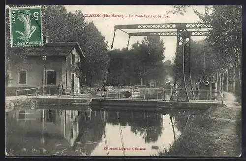 AK Éclaron /Hte-Marne, Le Pont-Levis et le Port