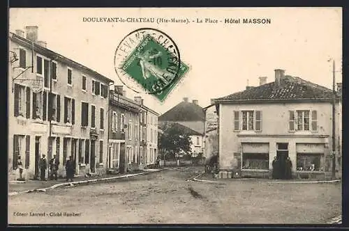 AK Doulevant-le-Château /Hte-Marne, La Place, Hôtel Masson