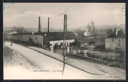 AK Doulaincourt, Les Forges et chemin d`accès en hiver