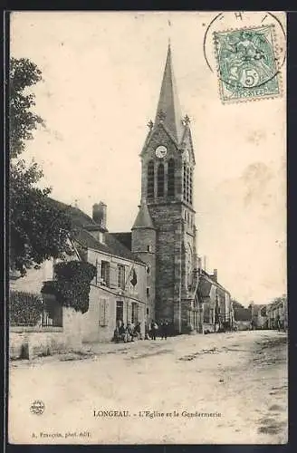 AK Longeau, L`Église et la Gendarmerie