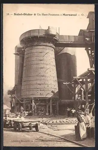 AK Saint-Dizier, Un Haut-Fourneau à Marnaval
