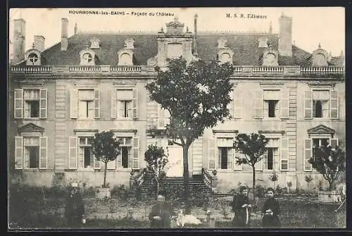 AK Bourbonne-les-Bains, Facade du Château