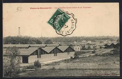 AK Brousseval, Usines de Brousseval, Les nouvelles Constructions et un Panorama
