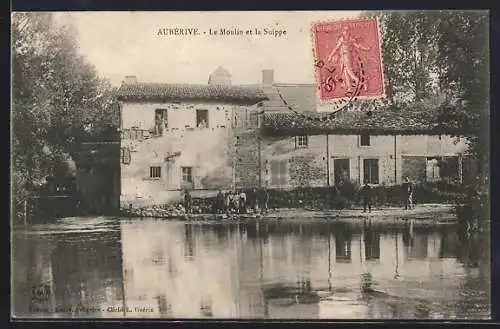 AK Auberive, Le Moulin et la Suippe