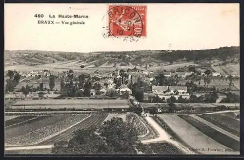 AK Braux /Haute-Marne, Vue générale