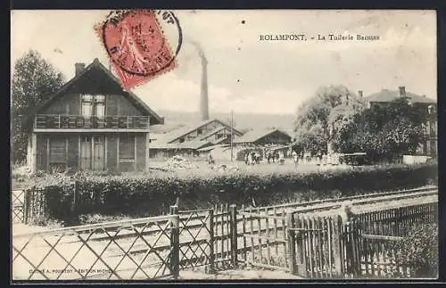 AK Rolampont, La Tuilerie Brossier