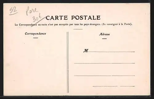 AK Saint-Dizier, Le Drapeau et son Piquet d`honneur de l`École libre de l`Immaculée Conception