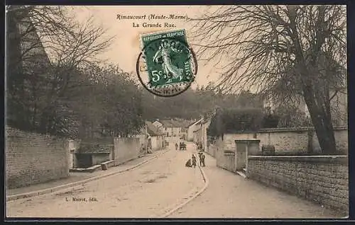AK Rimaucourt /Haute-Marne, La Grande Rue