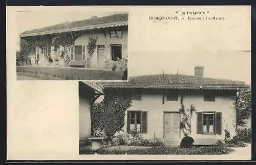 AK Humbécourt /Hte-Marne, La Roseraie maison avec lierre et jardin fleuri