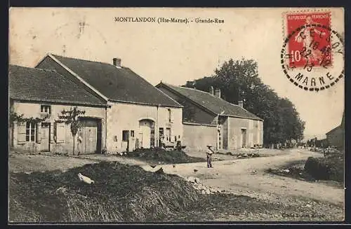 AK Montlandon /Hte-Marne, Grande-Rue