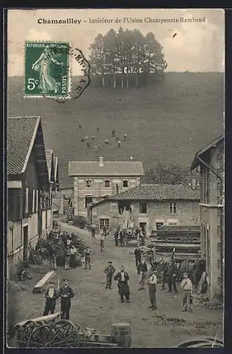 AK Chamouilly, Intérieur de l`Usine Champenois-Rambaud