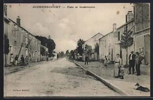 AK Juzennecourt, Poste et Gendarmerie