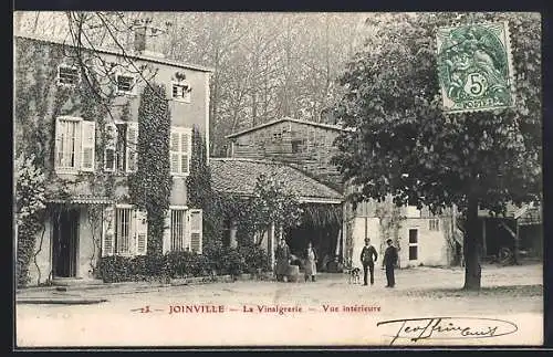 AK Joinville, La Vinaigrerie, Vue intérieure
