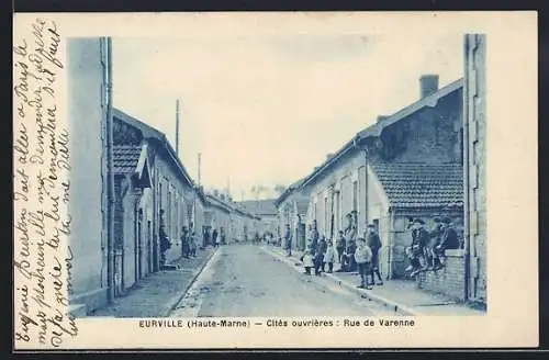AK Eurville /Haute-Marne, Cités ouvrières: Rue de Varennes