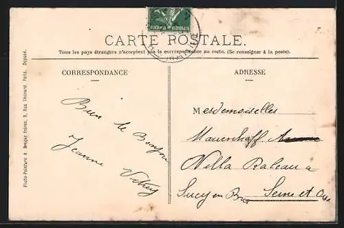 AK Bricon /H.-M., Une Rue du Village