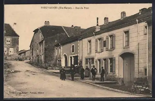 AK Breuvannes /Hte-Marne, Rue du Pont