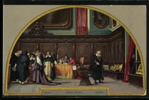 Künstler-AK Stengel & Co. Nr. 29636: Galileo Galilei