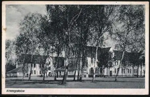 AK Altengrabow, Baracken auf dem Truppenübungsplatz