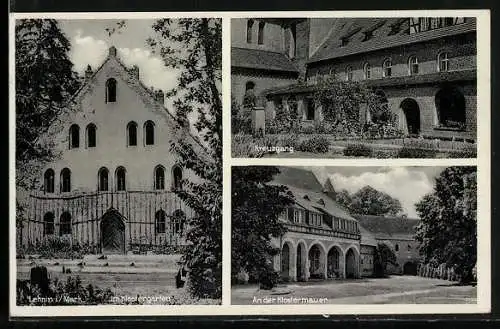 AK Lehnin, Cisterzienser Kloster, Kreuzgang, Klostermauer & Klostergarten