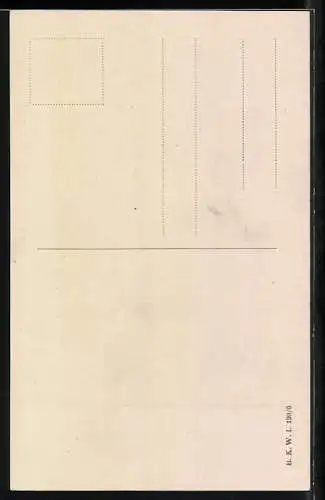 AK Vater und Sohn nehmen Abschied, Strassenszene