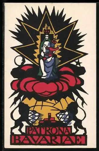 AK Patrona Bavariae, Wappen