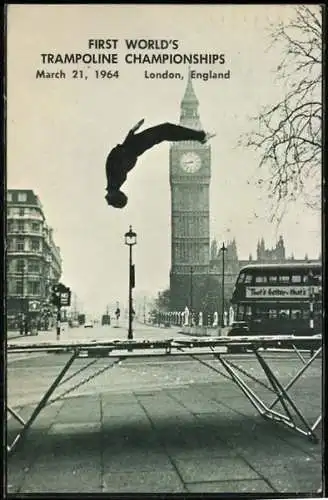AK London, First World`s Trampoline Championships 1964, Trampolinturner, Sport