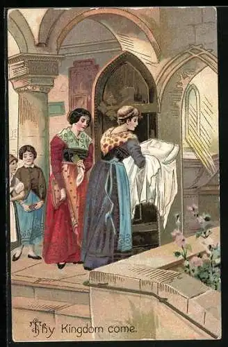 Lithographie Que votre règne arrive