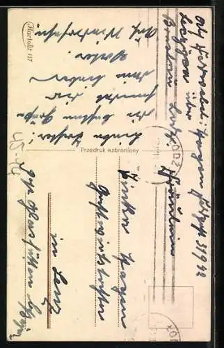 AK Junge auf Skiern im Schnee, Weihnachtsgruss