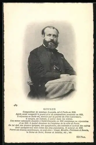 AK Gounod, Compositeur francais