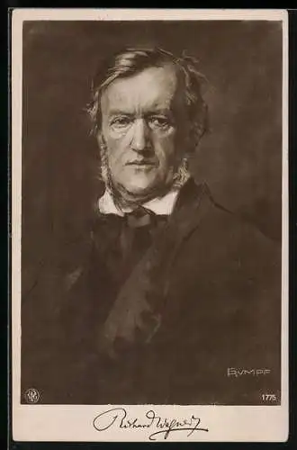 Künstler-AK Richard Wagner Bildnis