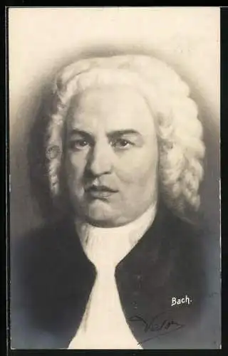 Künstler-AK Bach im Porträt