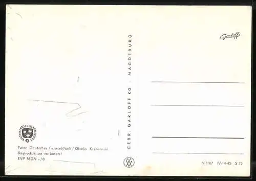 AK Herr Fuchs bei der Mahlzeit, Sandmannsendung