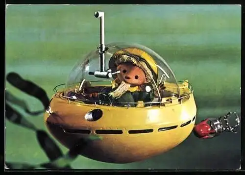AK Unser Sandmännchen im gelben Unterwasserboot