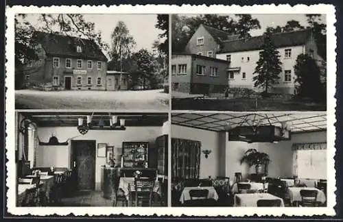 AK Dahlener Heide / Reudnitz, Gaststätte Reudnitz, Innenansichten
