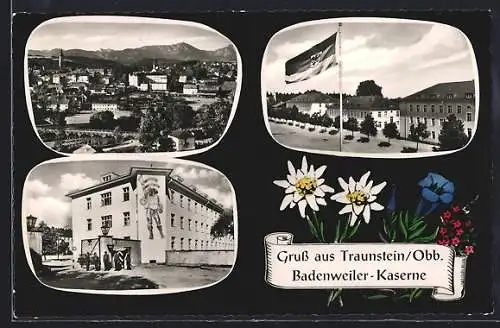 AK Traunstein /Obb., Badenweiler-Kaserne
