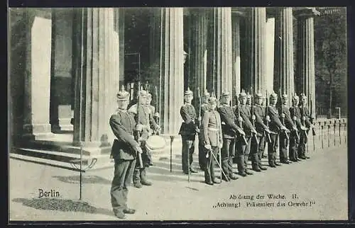 AK Berlin, Ablösung der Wache