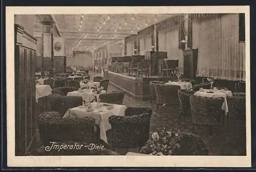 AK Berlin, Café Imperator, Friedrichstrasse 67, Bes. Peter Stüber