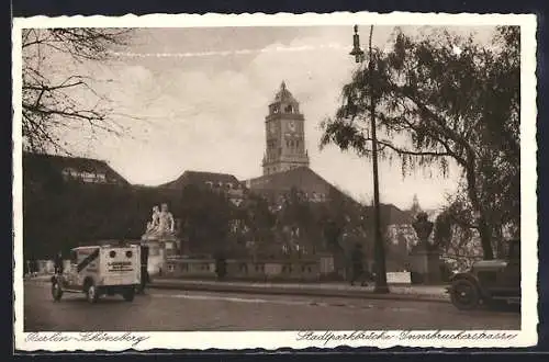 AK Berlin-Schöneberg, Stadtparkbrücke, Innsbruckerstrasse