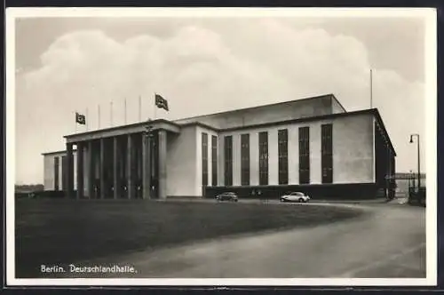 AK Berlin-Charlottenburg, Deutschlandhalle, 