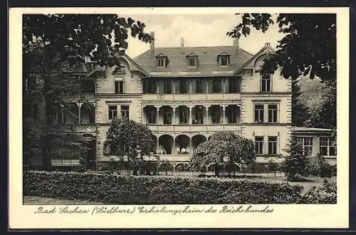 AK Bad Sachsa /Südharz, Erholungsheim des Reichsbundes