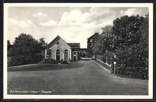 AK Ballenstedt /Harz, Theater