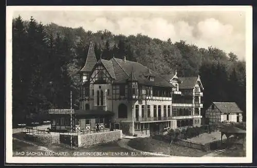 AK Bad Sachsa /Südharz, Gemeindebeamtenheim Eulingswiese